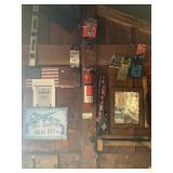 Everything on wall in picture