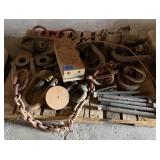 Pallet of tools and parts