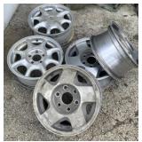 (5) Aluminum wheels