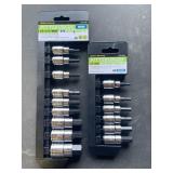 (2) New Starpoint hex bit socket set