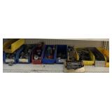 Misc. items on shelf