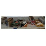 Misc items on shelf