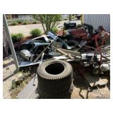 Pile of misc. items and scrap