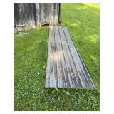 12ft x 3ft sheet of tin