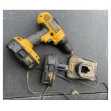 Dewalt 18v drill, battery and charger