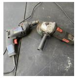 Skil hammer drill and drillmaster grinder