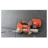 Milwaukee grease gun with battery and charger