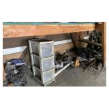 Everything under table to wall