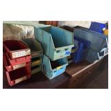 Assorted plastic containers