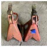 (2) Large jack stands