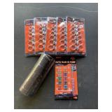 (4) Hose clamps,(4) Fuses,(10) rolls electric tape