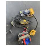 (2) Porter cable batteries, charger& RV adapter