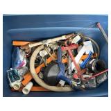 Misc. plumbing items in bin