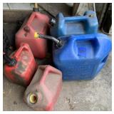 (5) gas cans