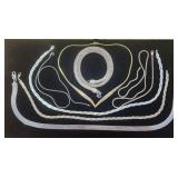 STERLING NECKLACES!! 7X BID.