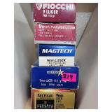 9MM AMMUNITION!! 5 X BID.