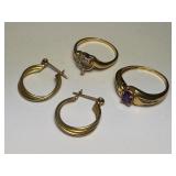 14KT GOLD ESTATE JEWERLY!!