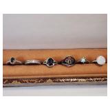 ESTATE STERLING SILVER RINGS!! 6 X BID.