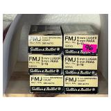 SELLIER & BALLOT 9MM AMMO!! 6X BID.
