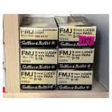 SELLIER & BALLOT 9MM AMMUNITION!! 6X BID.