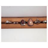 ESTATE STERLING SILVER RINGS!! 6X BID