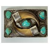 NATIVE AMERICAN BEAR CLAW BUCKLE!!