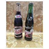 EARLY MID CENTURY SODA BOTTLES!! 2 X BID