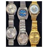 VINTAGE SEIKO WATCHES!! 6 X THE BID.
