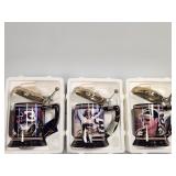 FRANKLIN MINT DALE EARNHARDT MUGS!! 3 X BID.