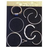 STERLING SILVER BRACELETS!! 7X BID.