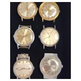 6 VINTAGE TIMEX WATCHES!! 6X BID.