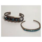 NATIVE AMERICAN TURQUOISE BRACELETS!! 2X BID
