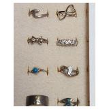 ESTATE STERLING RINGS!! 8 X BID.