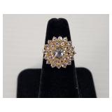 14KT GOLD & AQUAMARINE RING!!