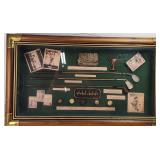 WONDERFUL GOLF SHADOW BOX DISPLAY!!
