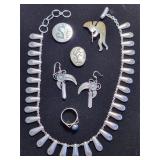 NATIVE AMERICAN STERLING SILVER LOT!!