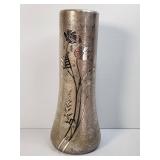 "HEINTZ" STERLING OVER BRONZE VASE!!