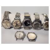 VINTAGE TIMEX WATCHES!! 7 X BID.