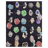COSTUME JEWELRY RING LOT!!