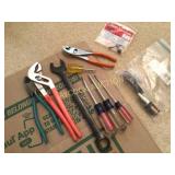Hand tools (Craftsman screw drivers) & tape
