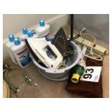NEW bottles of Biotene dry mouth rinse, irons,