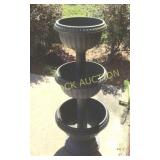 3 tier plastic flower pot
