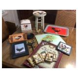 Miscellaneous chicken decor (box full)
