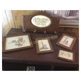 Needlepoint pictures & wall hanging