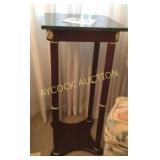 Marble top plant stand
