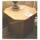 Side table w/cabinet