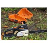 Remington 16' electric chain saw w/case