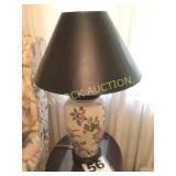 Lamp (flowers) w/shade
