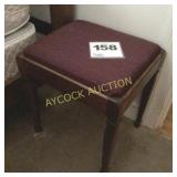 Foot stool (wood & cloth)