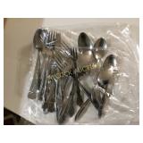 Box full of eating utensils